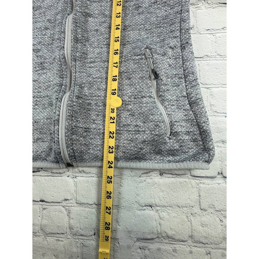 Mammut Chamuera Hooded Jacket Women M Grey Good Fleece Knit Full Zip - Picture 11 of 12